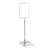 Cadre pour affiche avec pied et support (kit) A5 null | null | surface d'appui: gris