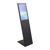 Totem numérique PLANAVISION, noir, mat avec écran Samsung QB24C 