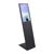 Totem numérique PLANAVISION, noir, mat avec écran tactile Samsung QB24C-T 