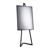 Chevalet mobile en aluminium avec cadre clic-clac noir  | 1500 mm | A1 594 x 841 mm 