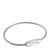 Porte-clés avec fermoir à vis, argent 110 mm | Lot de 10 (sachets à fermeture pression) 