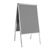 Stop-trottoir AIR-STOP A1, profil 25 mm, coins en onglet argent  | rond 