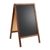 Stop-trottoir en bois WOOD-STOP Lite S, tableau 44 x 66 cm, aspect bois aspect bois 