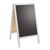 Stop-trottoir en bois WOOD-STOP Lite S, tableau 44 x 66 cm, blanc null