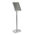 Présentoir sur pied ECONOMY A3 avec cadre clic clac null
