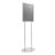 Présentoir sur pied  double face A2, base ovale null