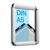 Cadre clic-clac A5 standard argent  | 25 mm | rond 