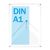 Cadre tendeur d'affiche, argent A1