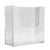 Porte-brochures mural, niveau de remplissage extra grand, polystyrène, transparent PTXH, 1 x A5