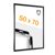 Cadre clic-clac ignifuge 50 x 70 avec certificat de classement au feu B-s1, d0 null | null