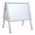Stop-trottoir SOLID-STOP A3 pour l'extérieur, profil de 25 mm, coins en onglet paysage  | argent 