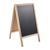 Stop-trottoir en bois WOOD-STOP Lite S, tableau 44 x 66, naturel aspect bois clair 