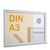 Cadre en aluminium A3, paysage A3  | paysage 