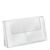 Porte-brochure, compartiments parallèles, polystyrène, portrait, transparent, Taymar 2 | A5