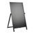 Stop-trottoir bois FLIP, 490 x 890 mm noir 