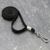 Lanyard, largeur 10 mm noir  | avec crochet métal pivotant 