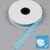 Bande de fixation de biais, coton et polyester, 20 mm (rouleau de 25 m) bleu clair 