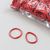 Elastiques en caoutchouc, rouge 40 mm | 3 mm