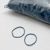 Elastiques en caoutchouc, bleu 40 mm | 1 mm