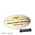 Porte-badges avec épingle aluline plus 65 x 43 mm  | or 