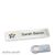 Porte-badges aluline-plus®, magnétique 68 x 15,75 mm  | argent  | smag® aimant 