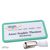 Porte-badges avec clip Office 75 x 37 mm  | vert pastel  | Clip de suspension 
