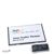 Porte-badges VISTA, magnétique 60 x 37 mm  | anthracite  | Aimant smag®, extra fort 