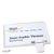 Porte-badges avec pince Vista 40 75 x 47 mm  | blanc 
