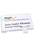 Porte-badges avec pince Vista 40 85 x 54 mm  | blanc 