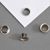Œillets pour papier N° 8E - 5,5mm - 3,2mm  | nickelé 
