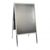 Stop-trottoir A1 pour l'extérieur SOLID-STOP 25 mm | En onglet  | argent 