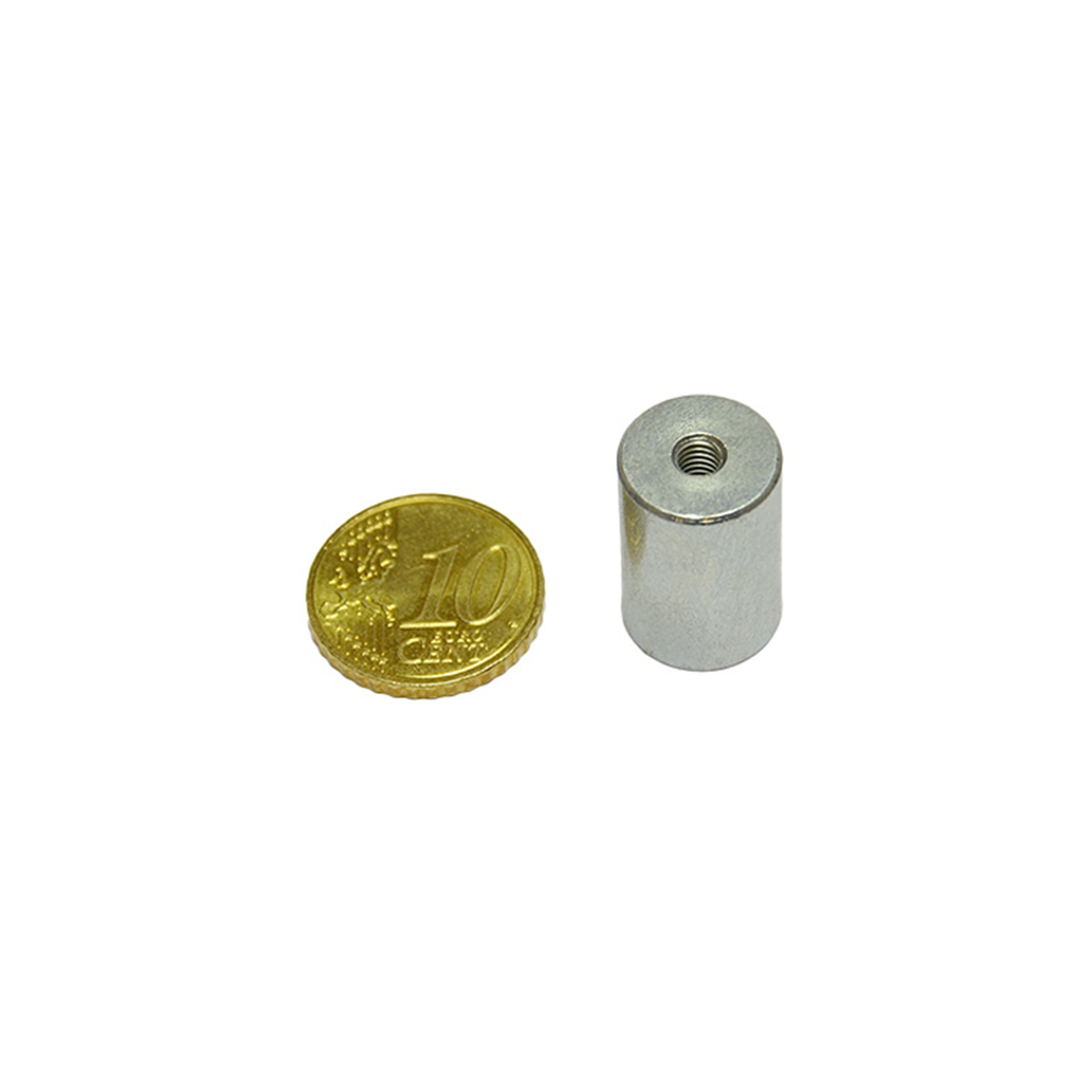 2 Bar Ronde Alnico, Aimants de Tige Pour la Science, L'Éducation, Les Expériences et Les Applications á Haute Température - 8mm dia x 25mm de Long - 0,49kg de Traction