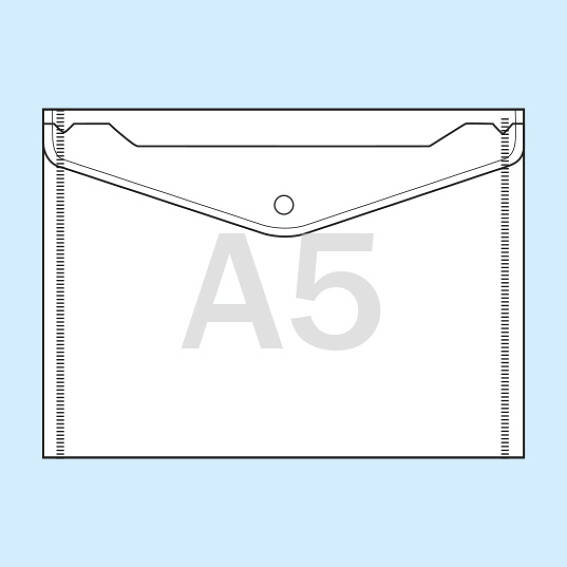 Pochette porte document adhésive - Format A5