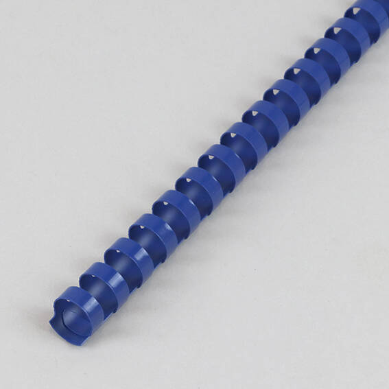 6 mm, bleu Spirales plastiques pour reliure A4, rond