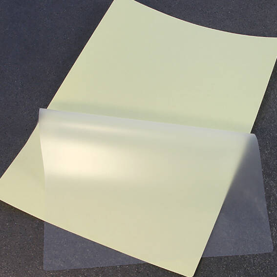 Pochette plastification, format A4 (216x303), double face souple, incolore,  80 µ, paquet de 100